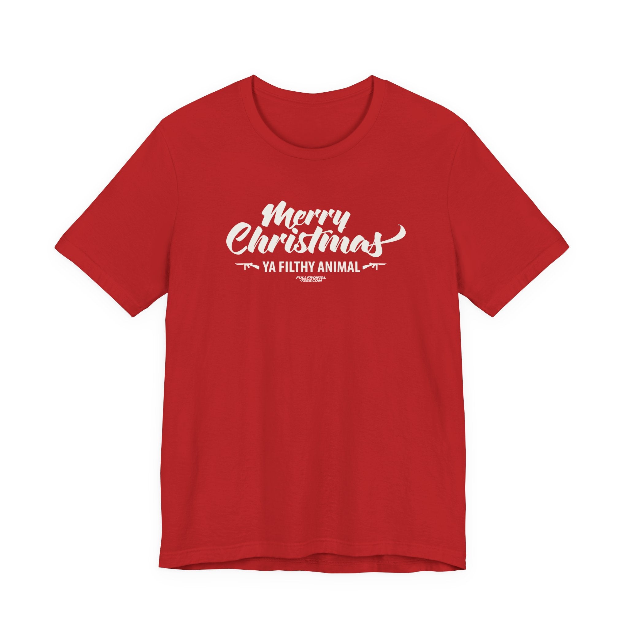 MERRY CHRISTMAS YA FILTHY ANIMAL FUNNY Jersey Short Sleeve T Shirt
