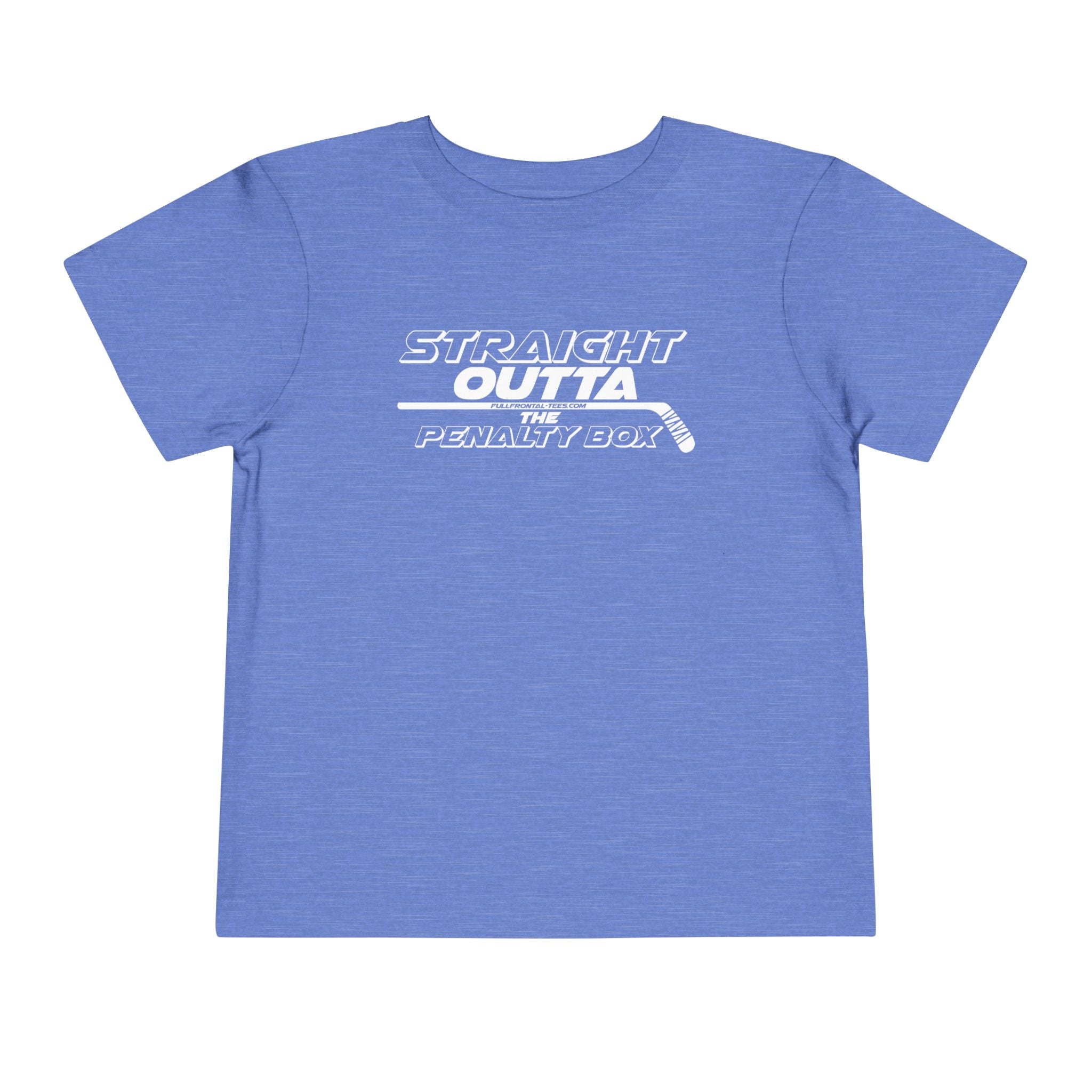 Straight Outta the Penalty Box Toddler Funny Hockey Tee Short Sleeve Shirt