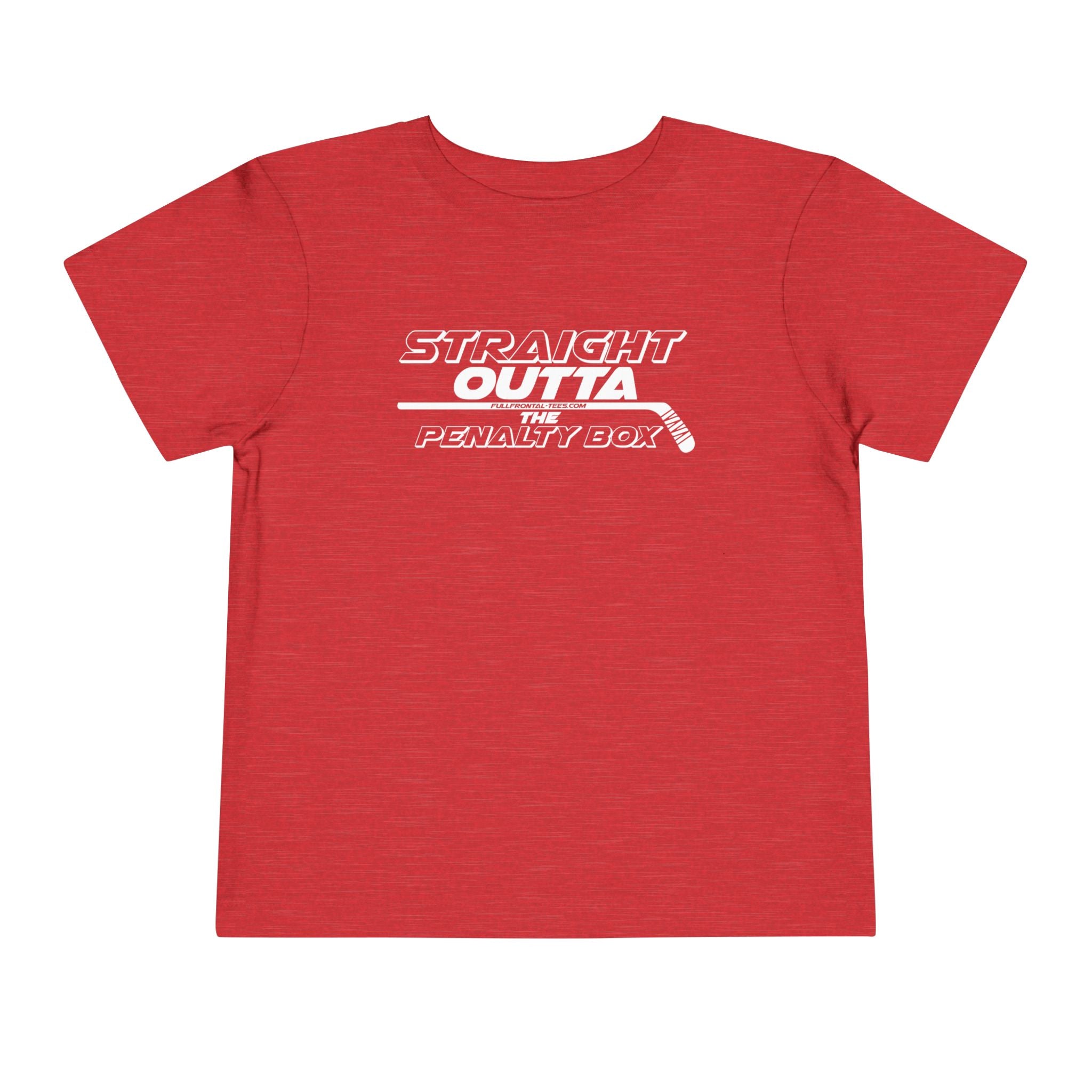 Straight Outta the Penalty Box Toddler Funny Hockey Tee Short Sleeve Shirt