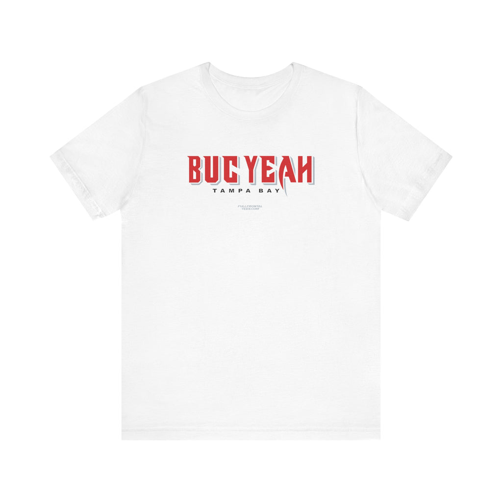 BUC YEAH Tampa Bay Florida Football Jersey Short Sleeve T Shirt