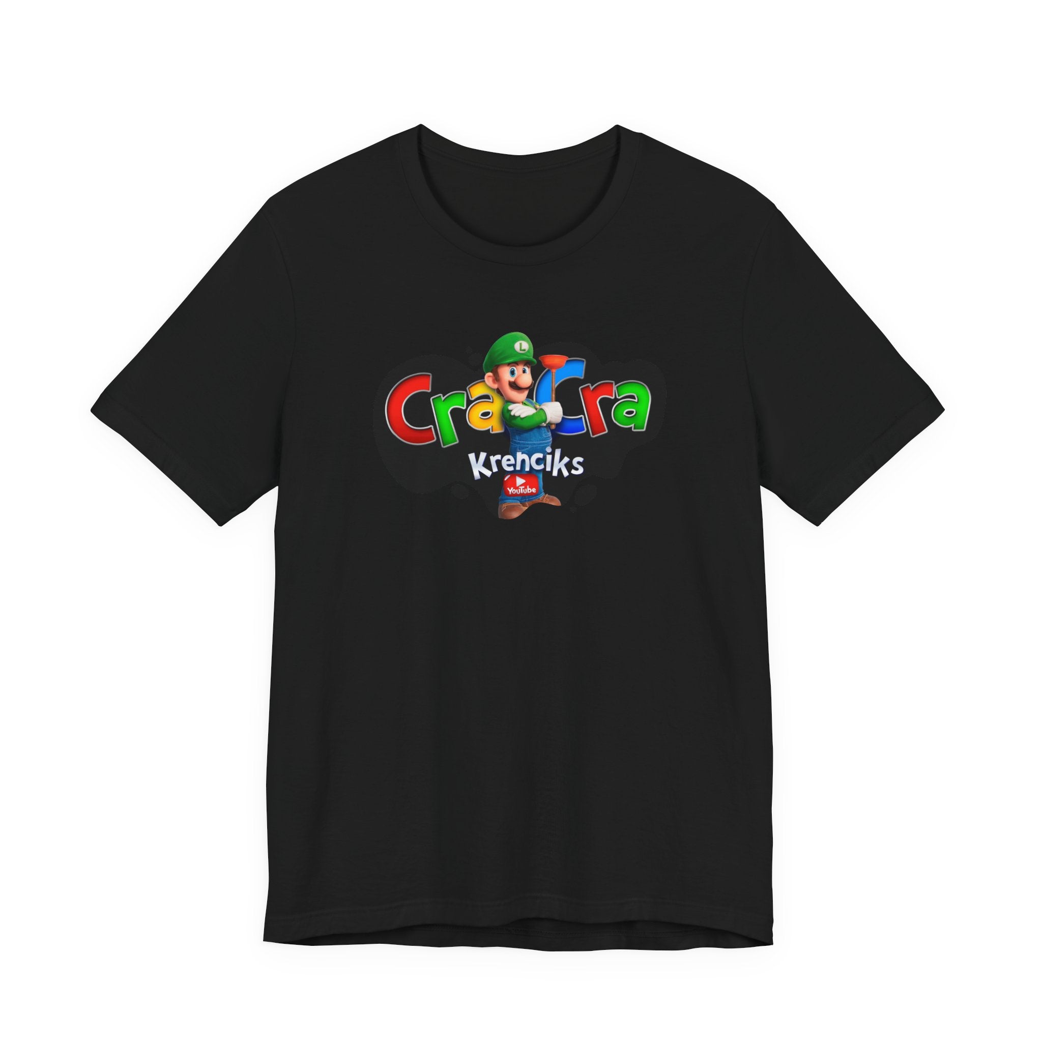 Cra Cra Krencik's Super Retro Gamer Luigi Movie Tee YouTube Merch Special Edition
